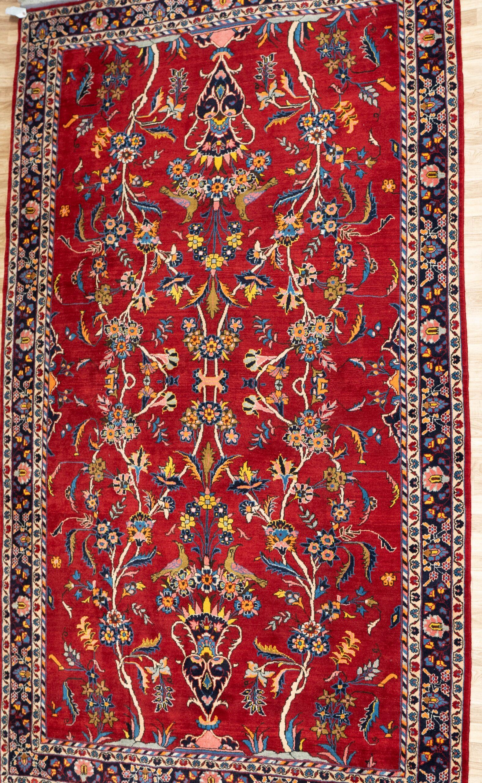 Sarouk Wool Rug 7.0x10.0