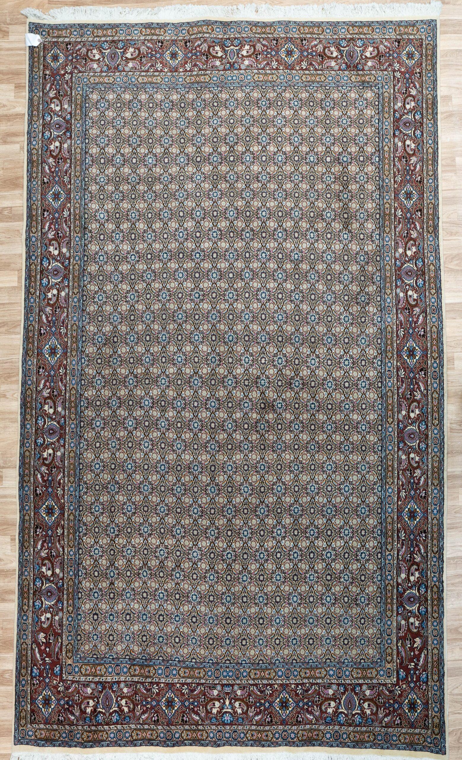 Moud Wool silk Rug 6.9'x9.9'