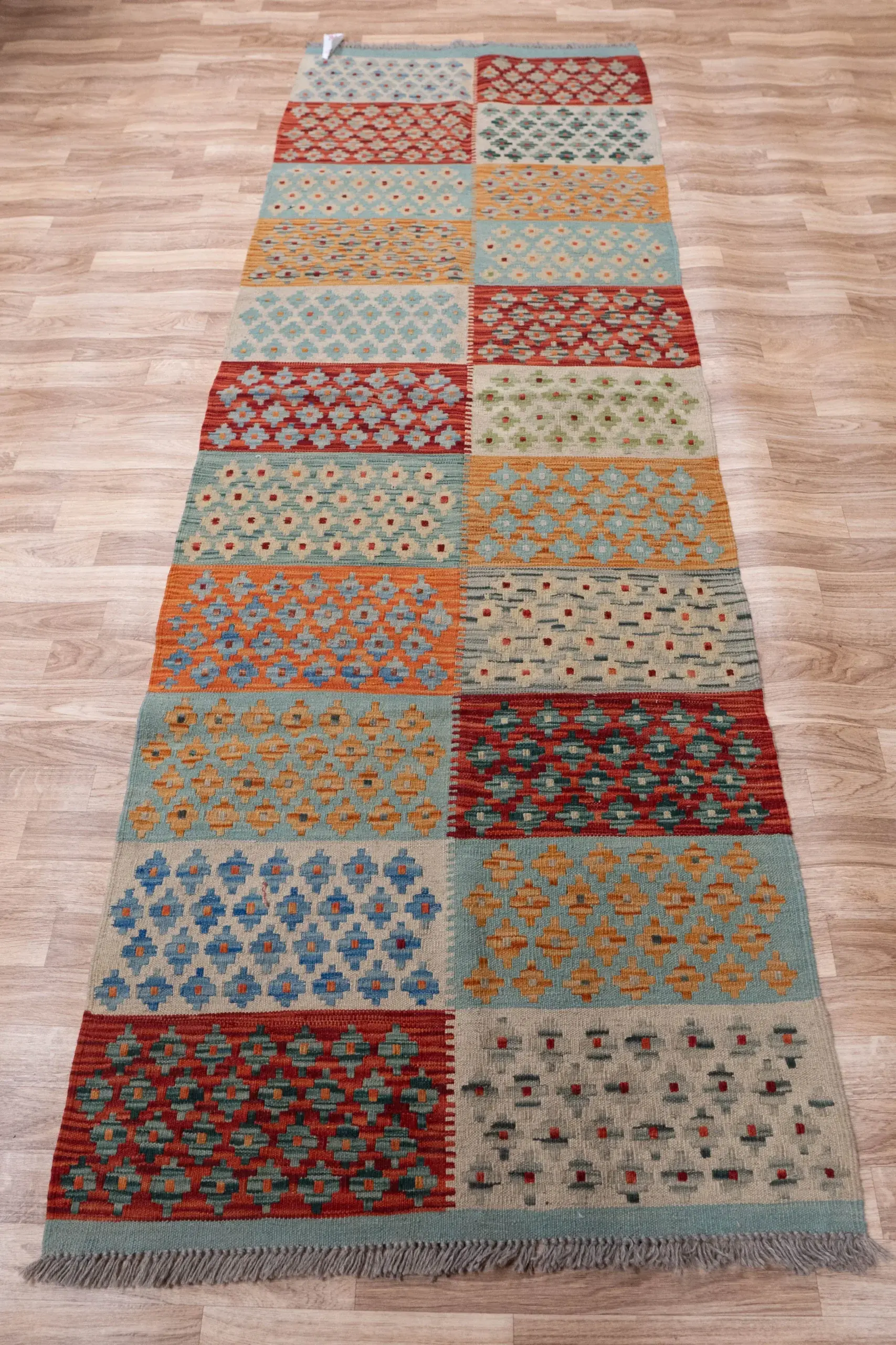 Kilim Wool Rug 2.9 x 8.1 View 1