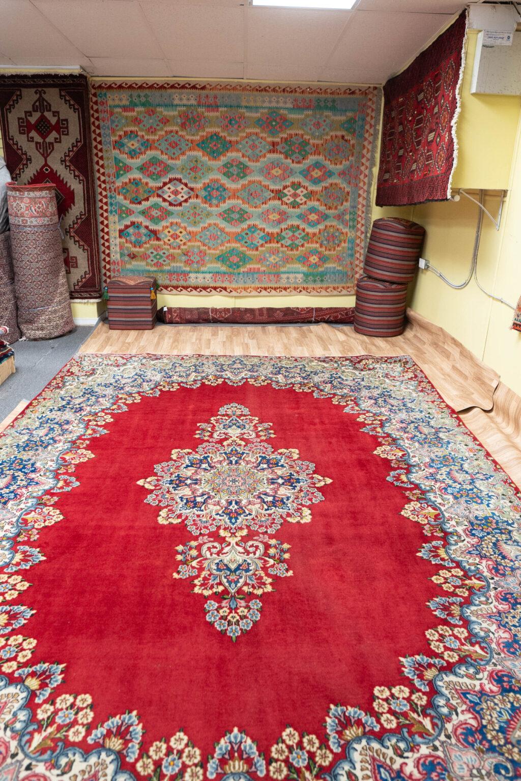 Kerman Wool Rug 8.9x11.9 View 6