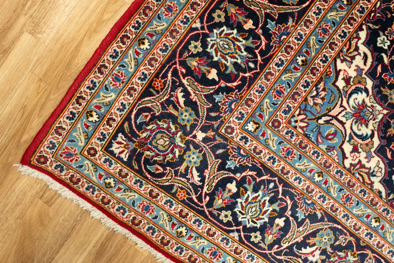 Kashan Wool Rug 8.5 x 11.5 View 3