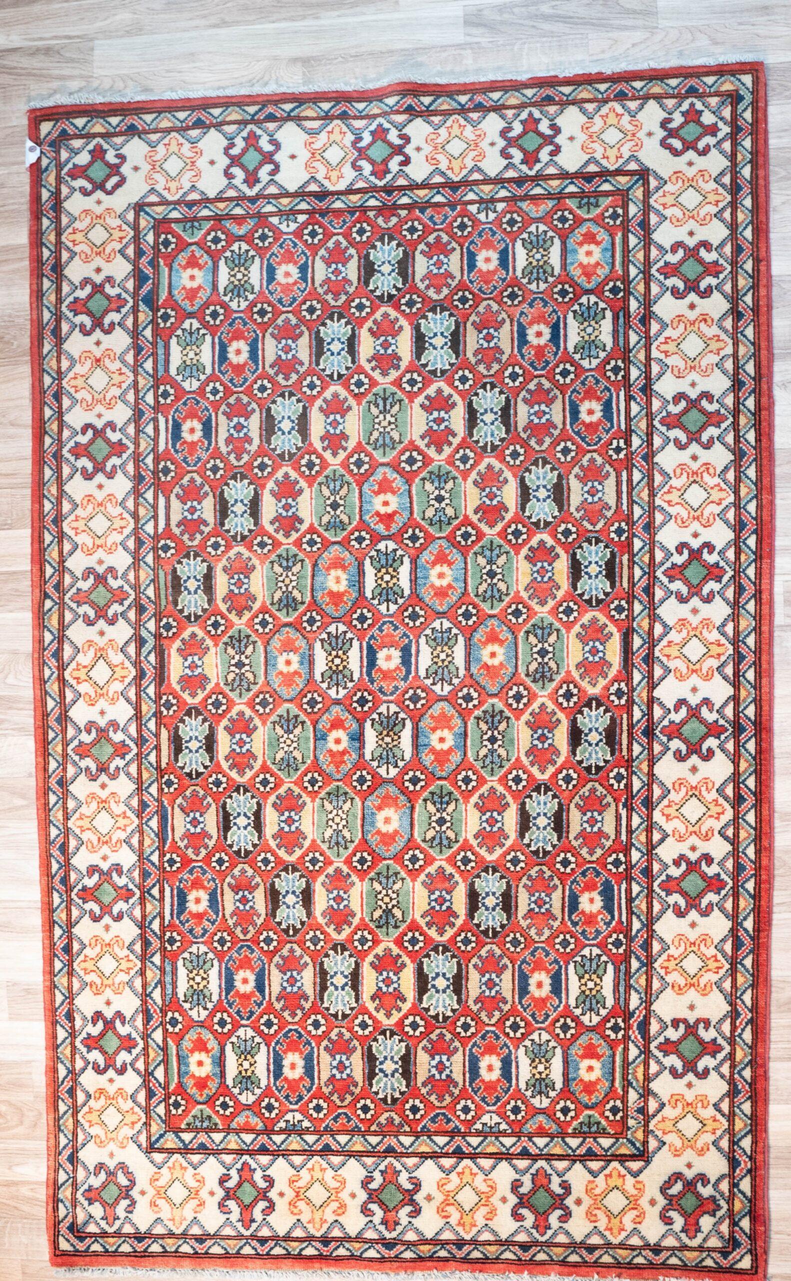 Kazak Wool Pile Rug 3.10'x6'