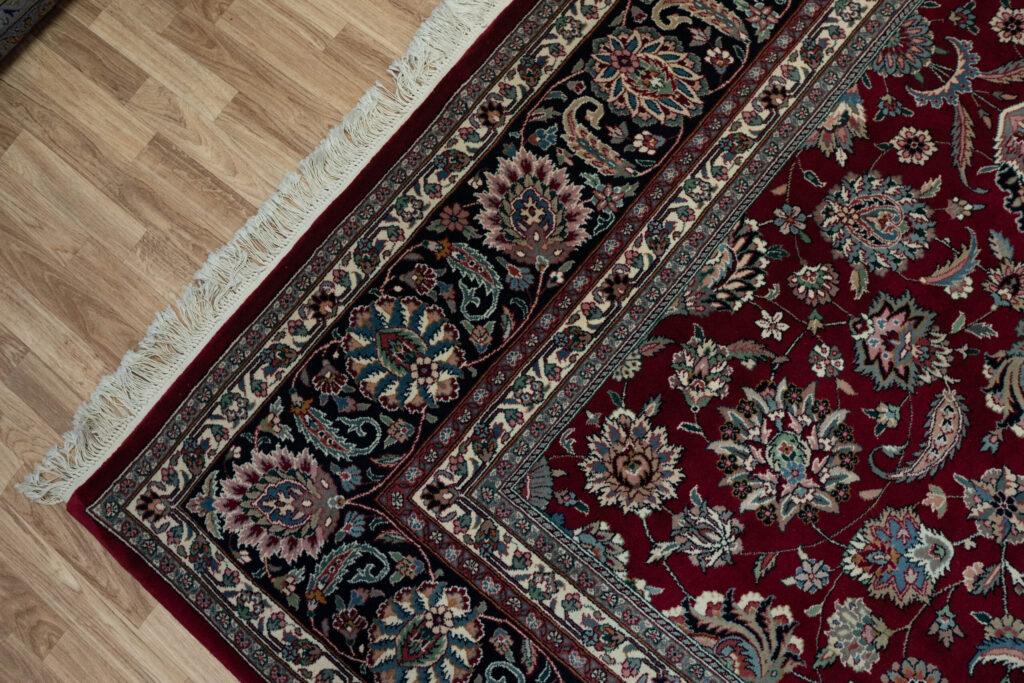 Tabriz Kurk Wool Rug 9'x12' View 4