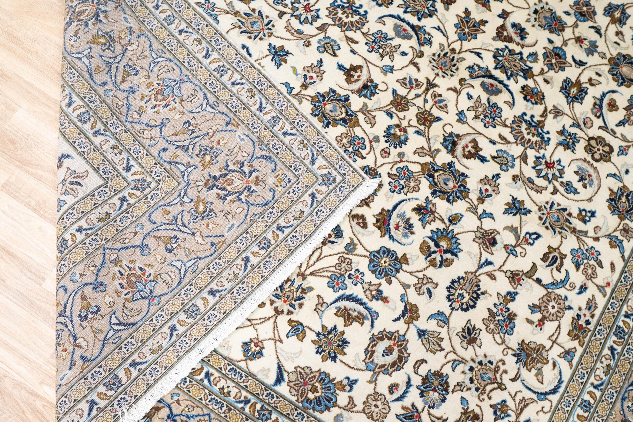 Kashan Wool Pile Rug 8.5'x11.5' View 6