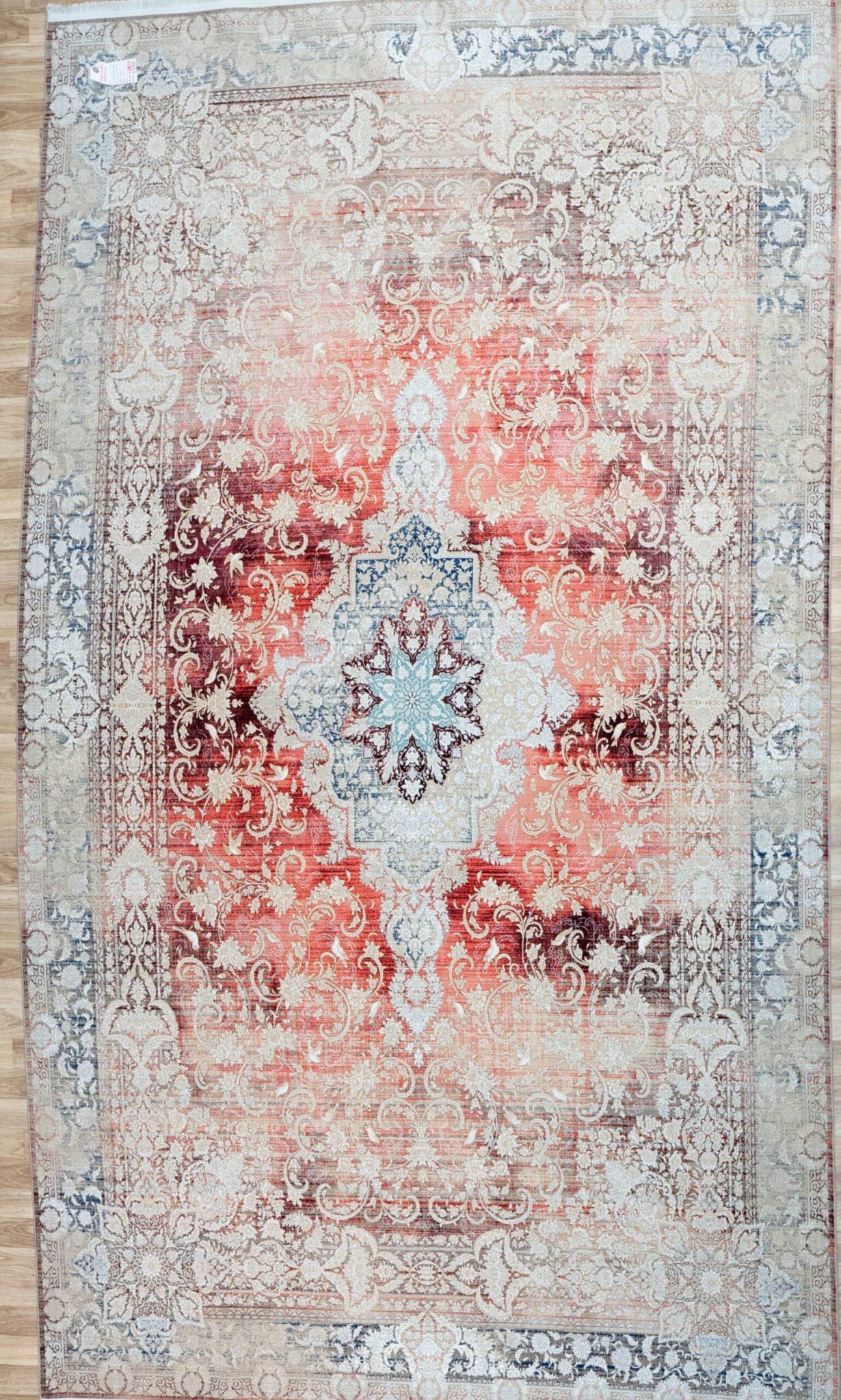 Qum Design Silk Rug 7'x10' View 1
