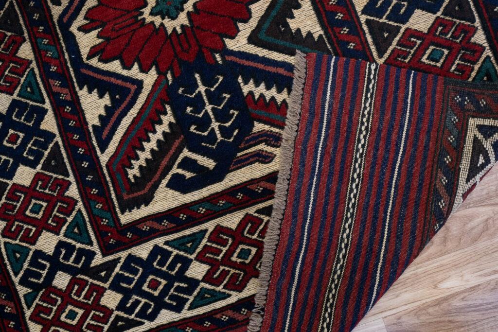 Baluch Wool Pile Rug 4'x6' View 4