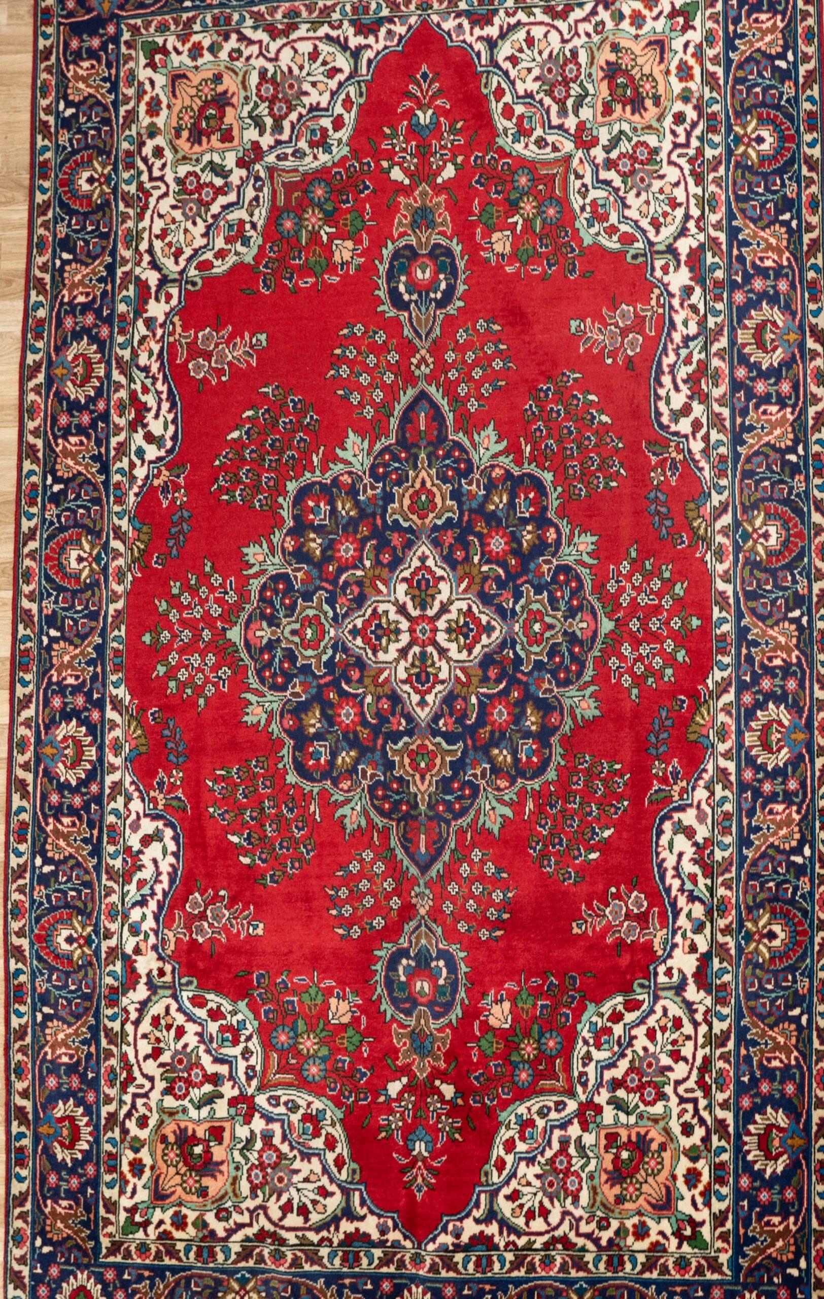 Tabriz Wool Rug 9.8x6.9