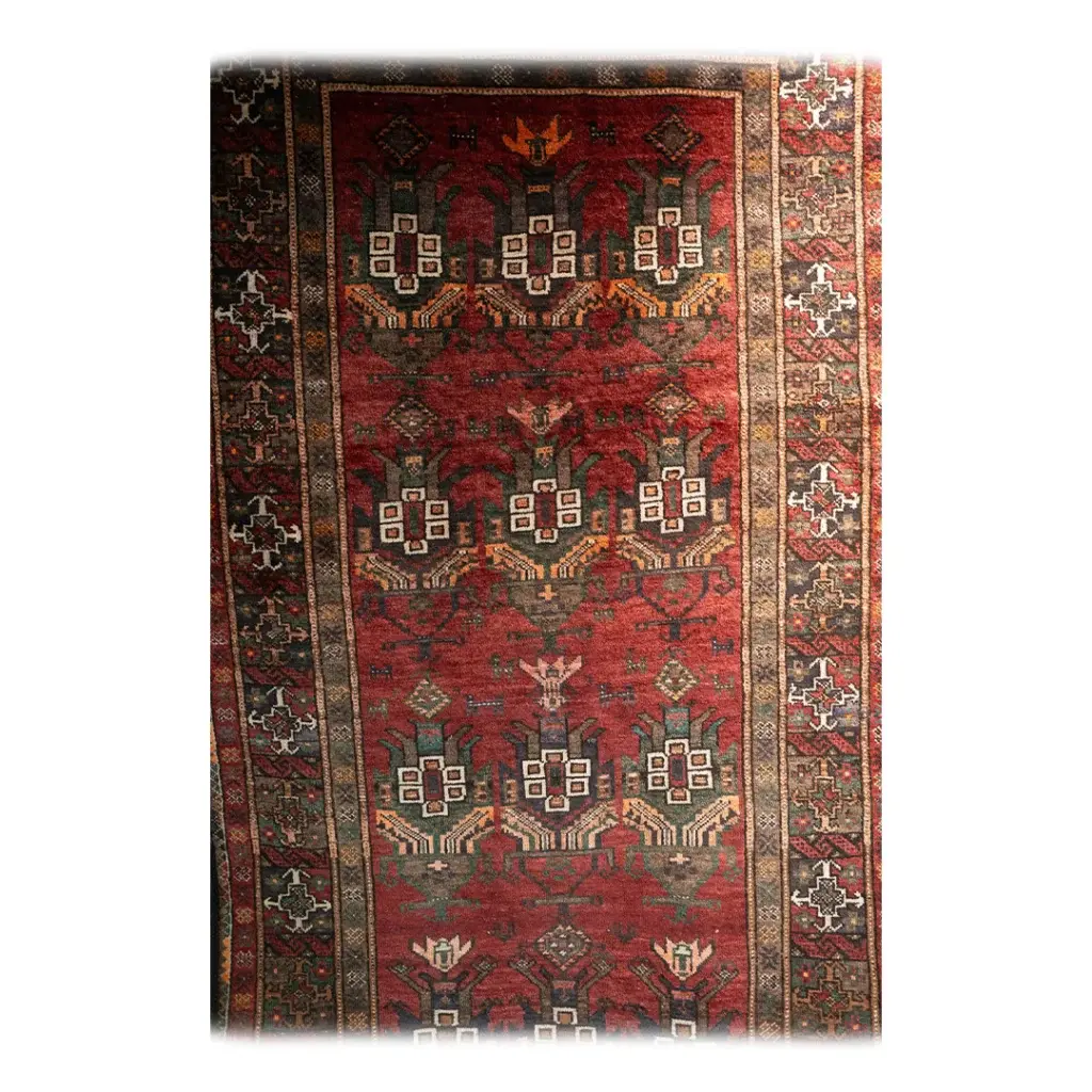 Baluch Wool Rug 3.1x7.0