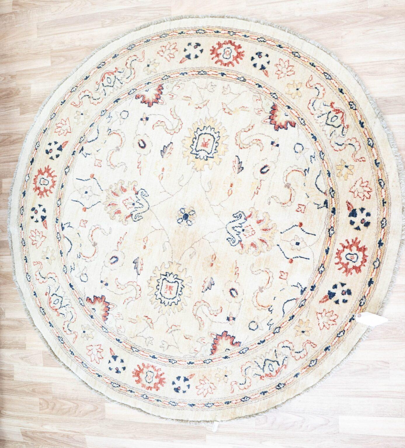 Chobi Wool Rug 5'x5' View 1