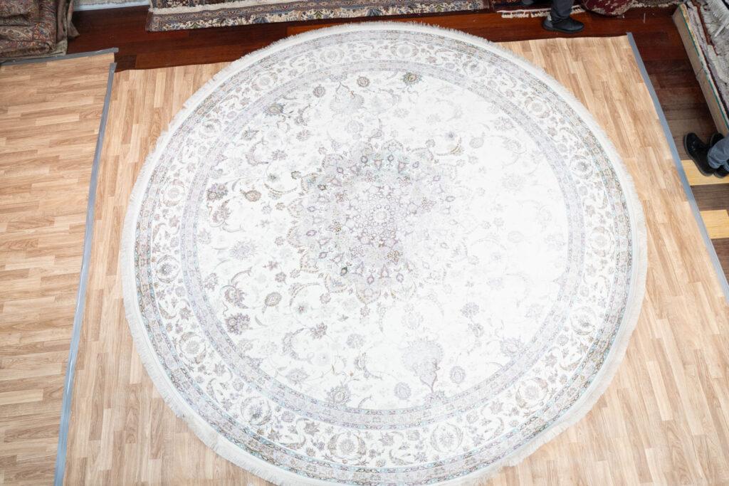 Tabriz Design Wool Rug 10'x10' View 1