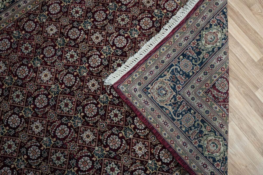 Tabriz Wool Silk Rug 6'x9' View 4