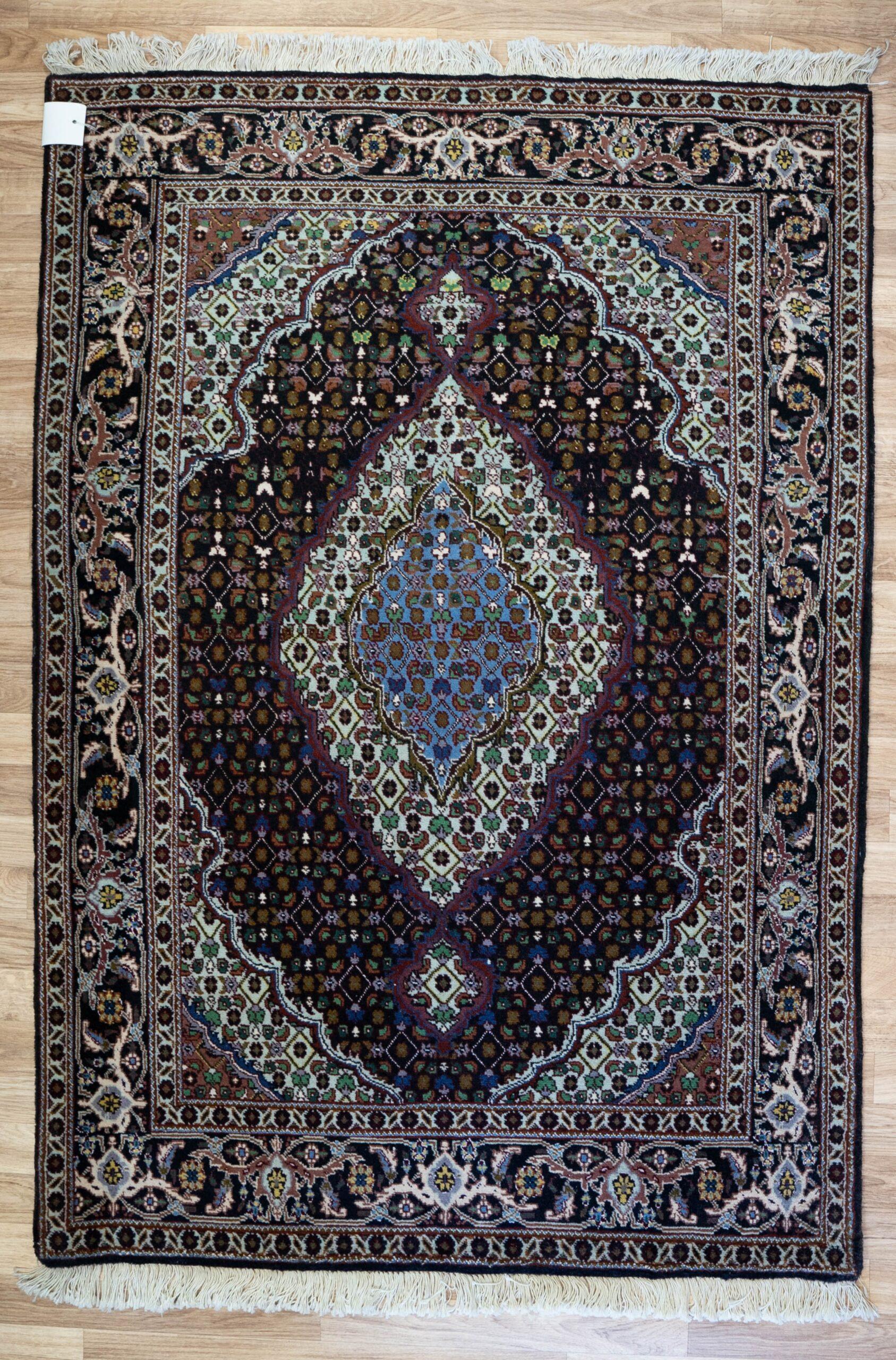 Tabriz Wool Silk Rug 3'x5'