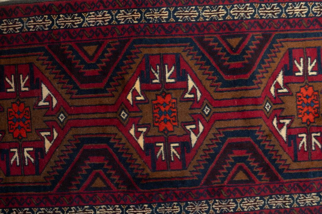 Baluch Wool Runner 2.5'x12' View 2