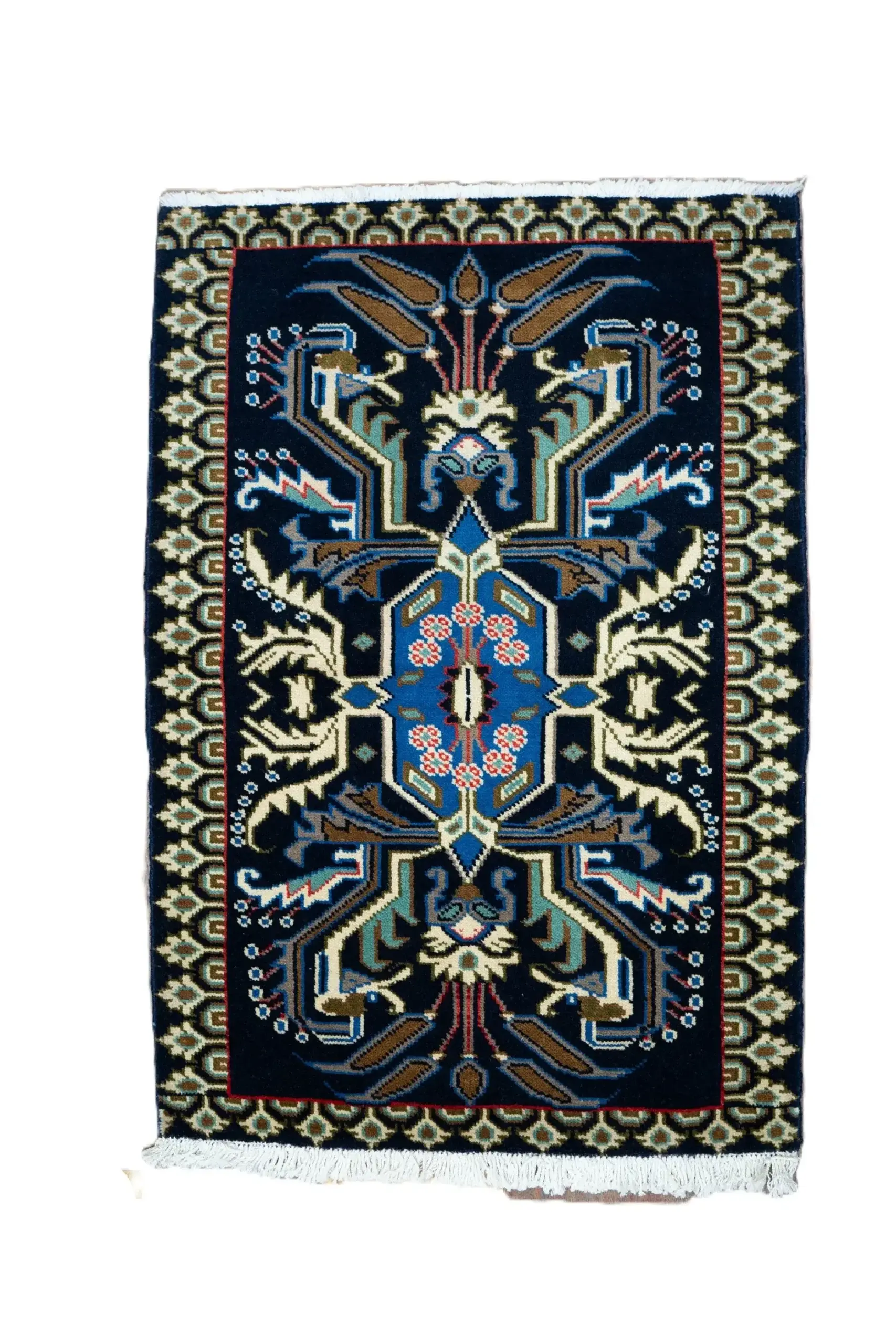 Kashan Wool Rug 2.1 x 3.1'