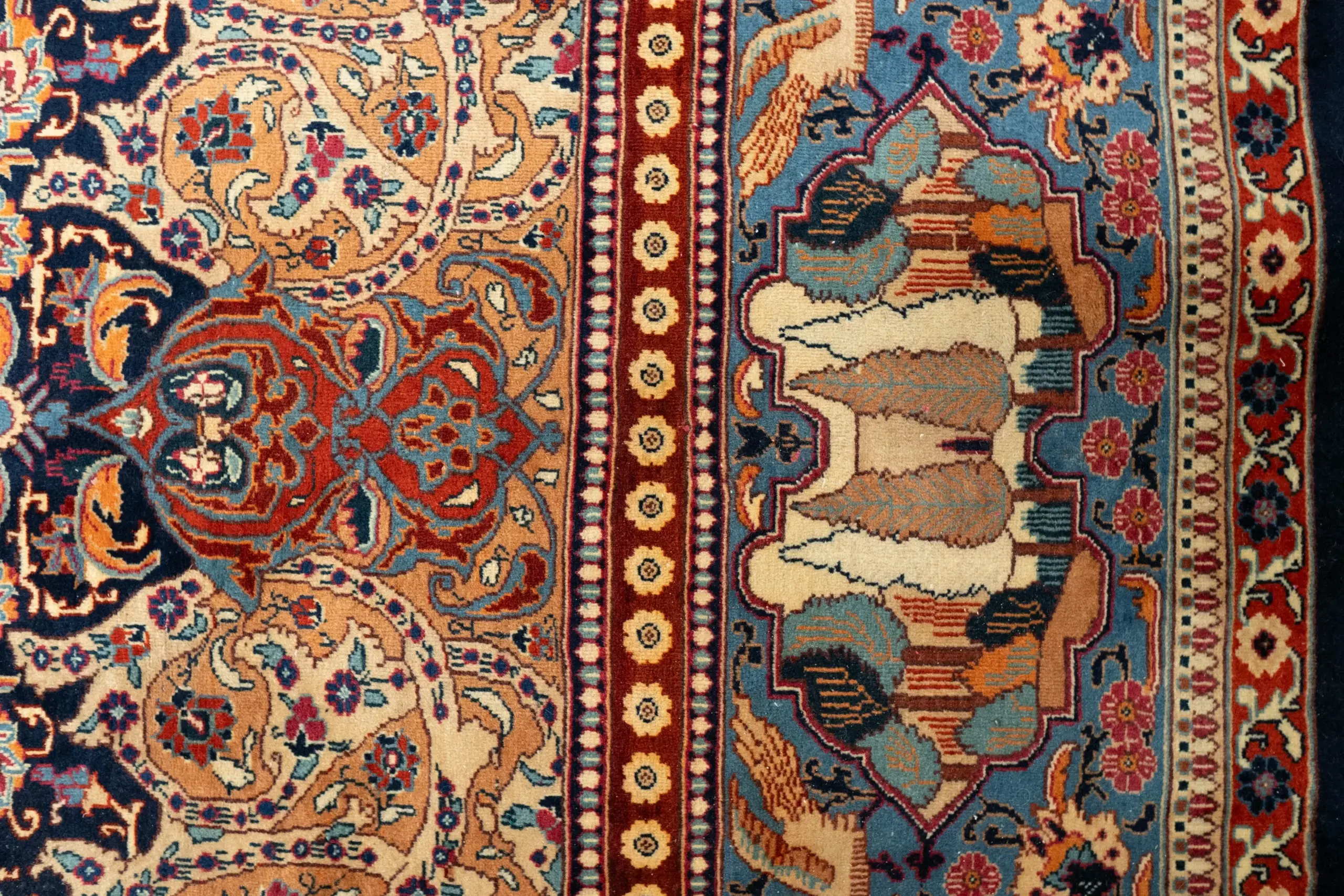 Kashamar Wool Rug 9.10 x 12.10 View 1